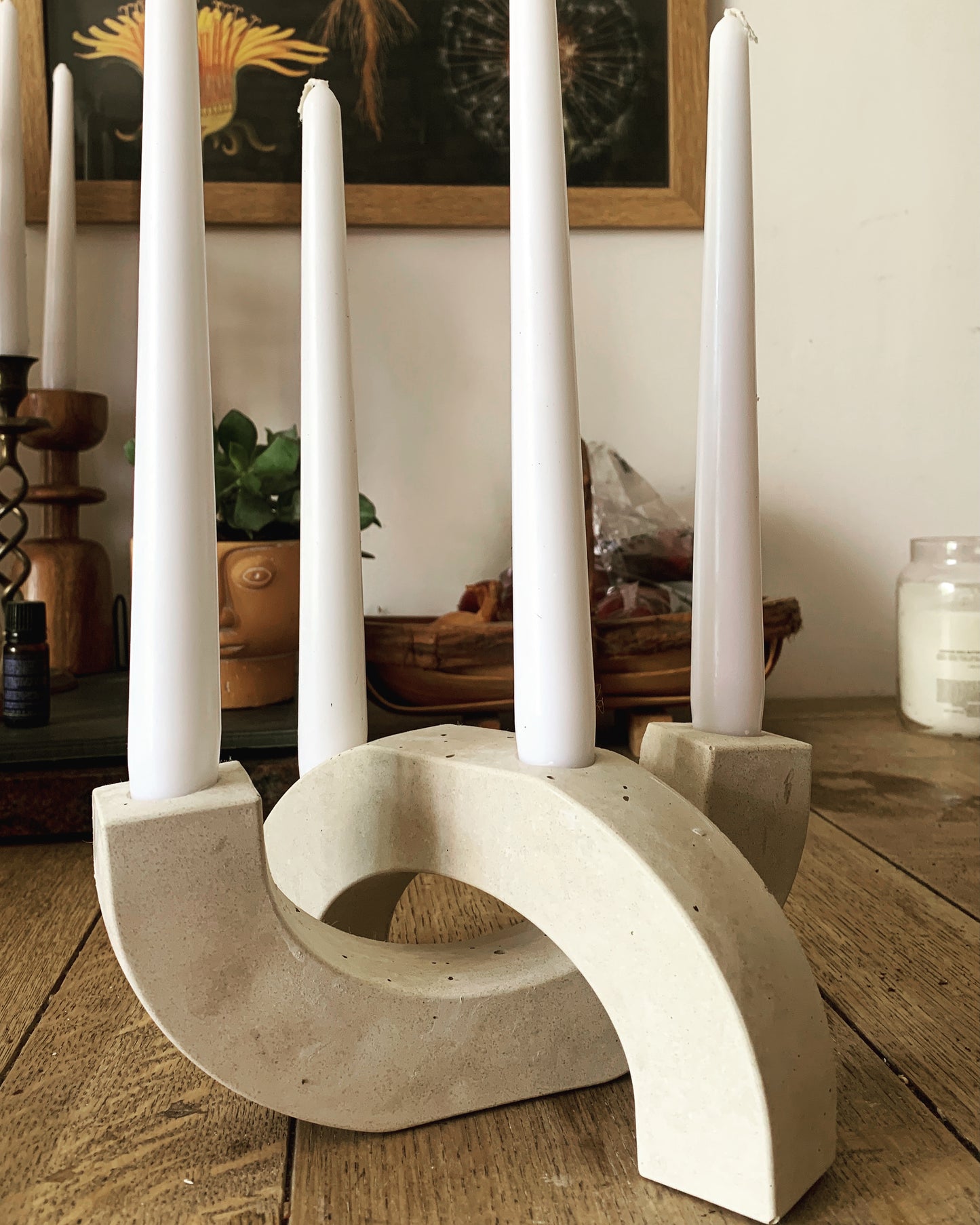 Bridges Candelabra- Cream Cast